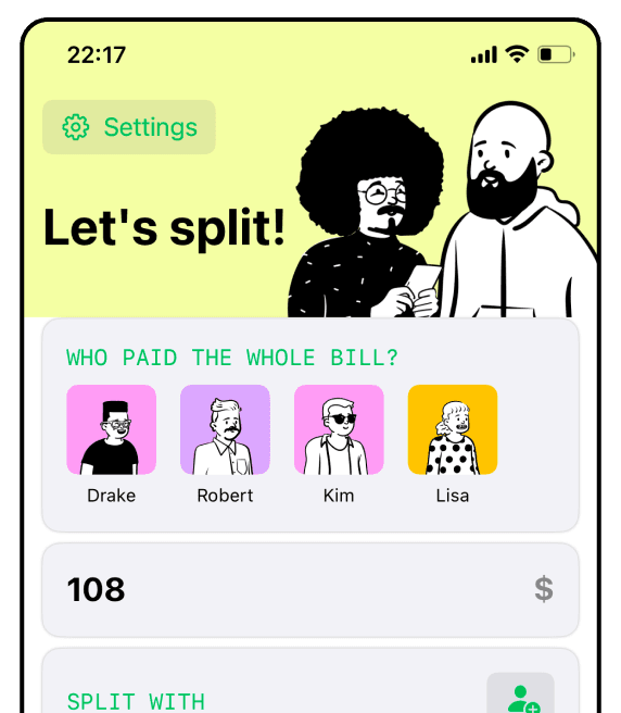 Splitly Landing Page
